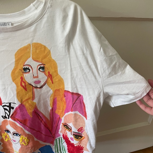 Zara Printed Graphic Tee - Picture 5 of 6